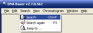 DNA assembly contig search